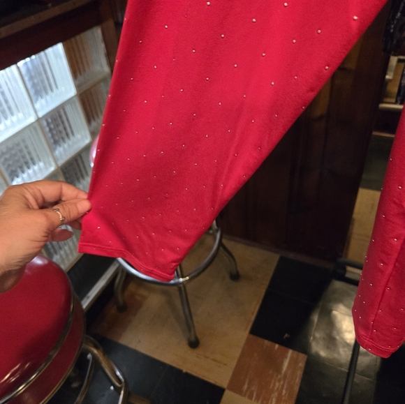 Liz Claiborne red blouse top shirt misses size large NWOT - Picture 2 of 8